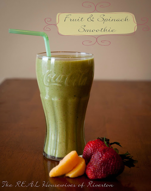 Fruit and Spinach Smoothie from The Housewives of Riverton