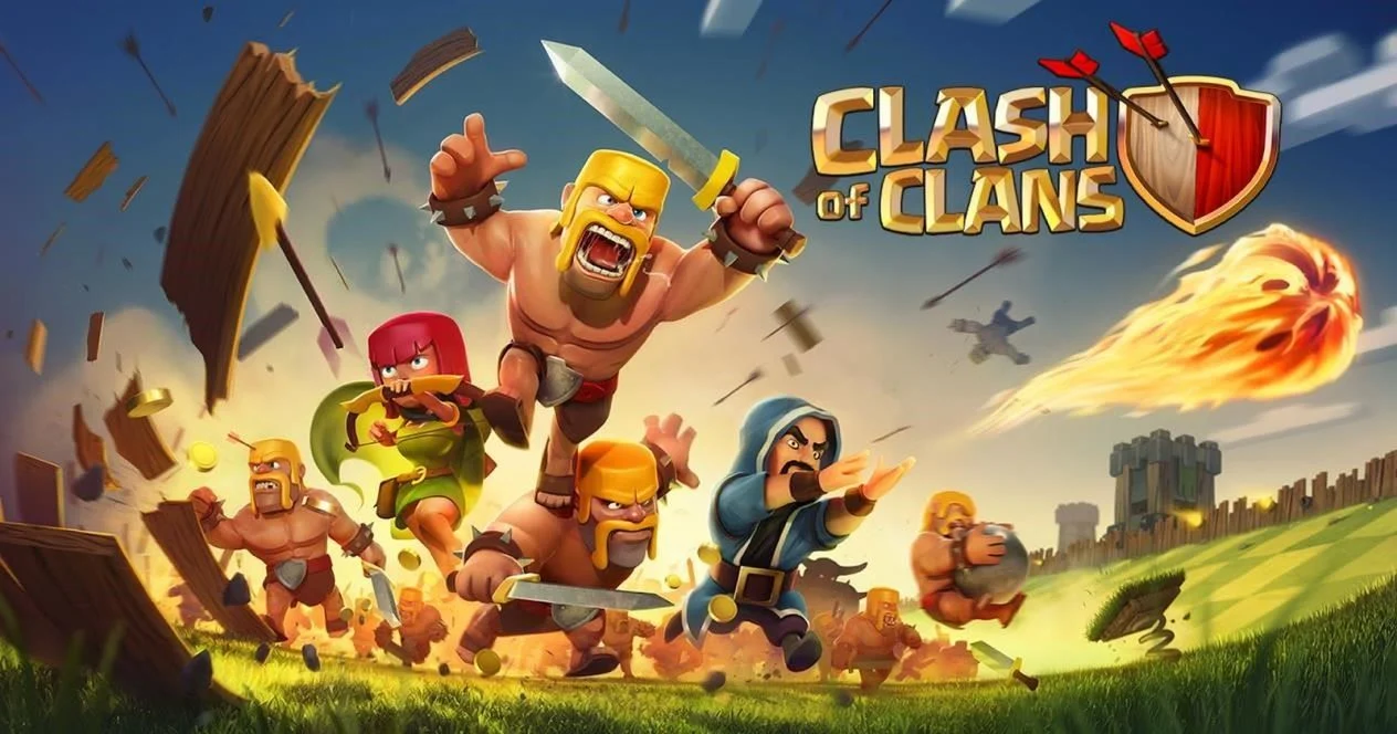 clash of clans wallpaper hd lucu