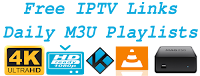 New Smart IPTV M3U Playlist 01 October 2018