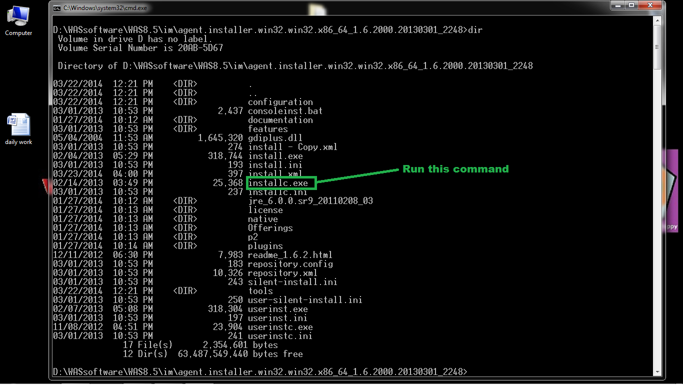 IBM WebSphere Application Server: installing installation manager (IM ...