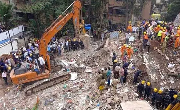 Building Collapse, Mumbai, Accident, Death, Trapped, Nursing Home, Municipality, Fire Force, India, National, News