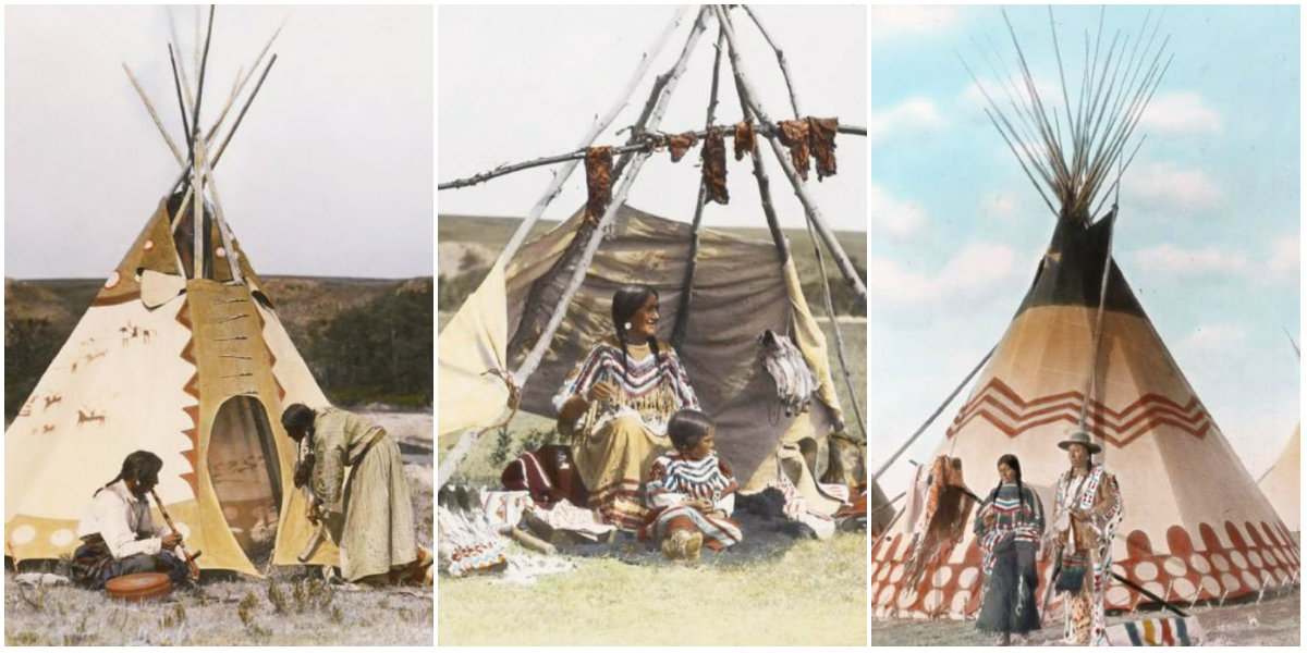 amazing color photographs of the blackfoot and their homelands in