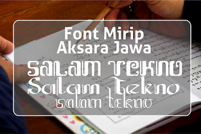 font mirip aksara jawa