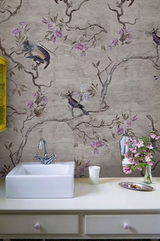 55 Motif Wallpaper  Keren Untuk Desain Kamar  Mandi  