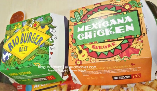 McDonalds | Brazil Rio Beef Burger & Mexicana Chicken Burger