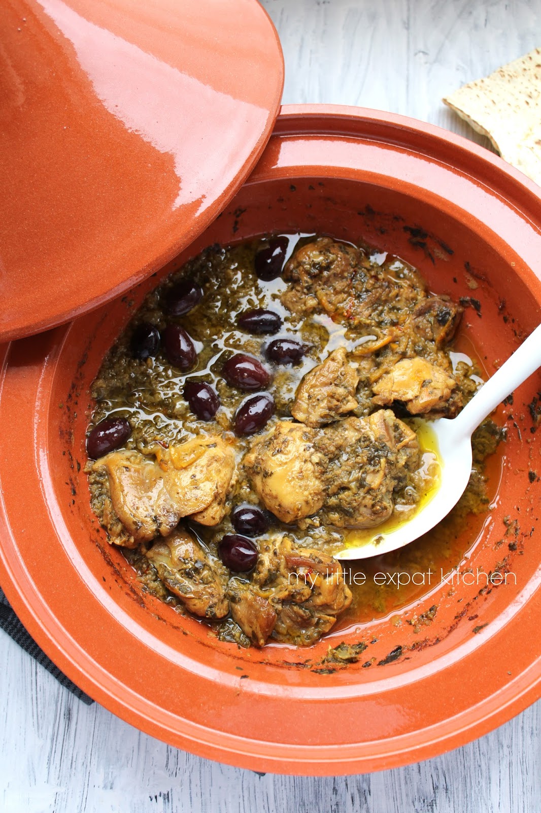 My Little Expat Kitchen Moroccan chicken, olive and preserved lemon