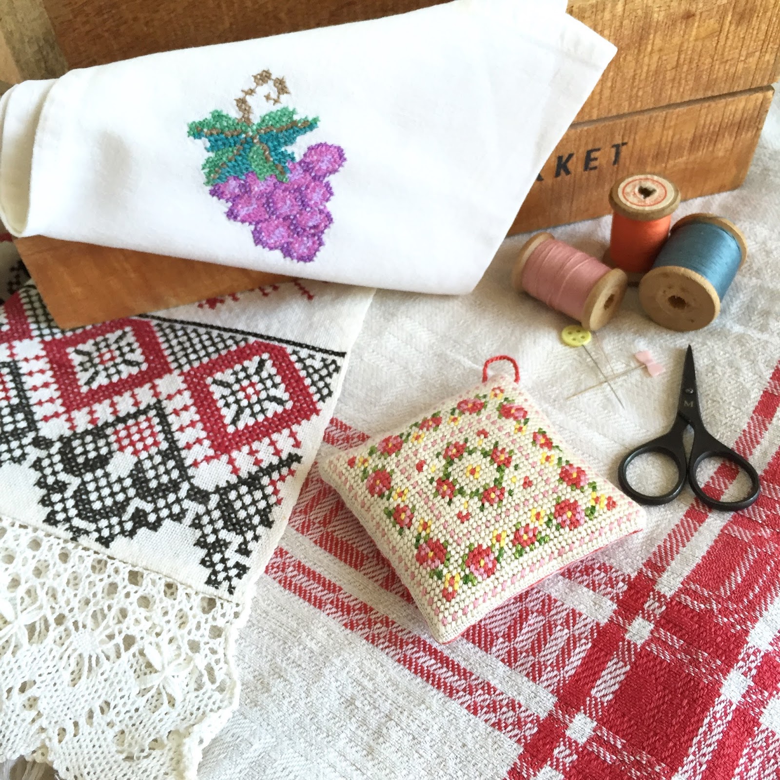 Stitching Notes A CrossStitch Pincushion