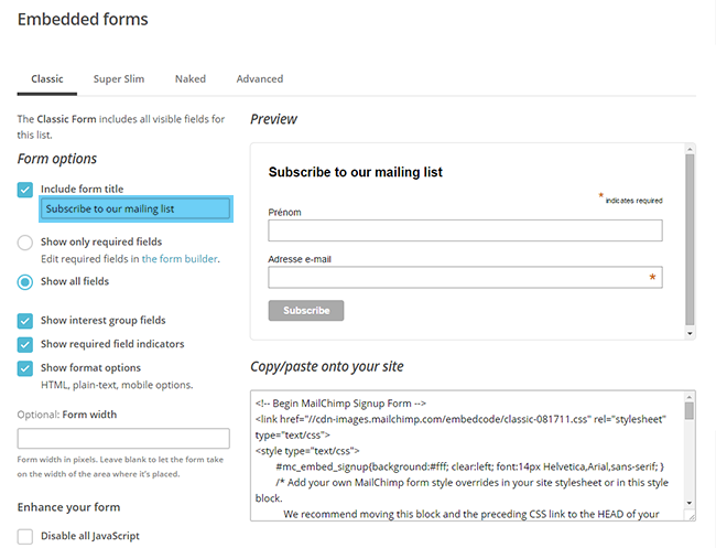 Newsletters : créer un formulaire d'inscription avec Mailchimp, et l'ajouter à son blog sous Blogger . Lady Bird Red || http://ladybirdr.blogspot.fr/ Newsletters : créer un formulaire d'inscription avec Mailchimp, et l'ajouter à son blog sous Blogger