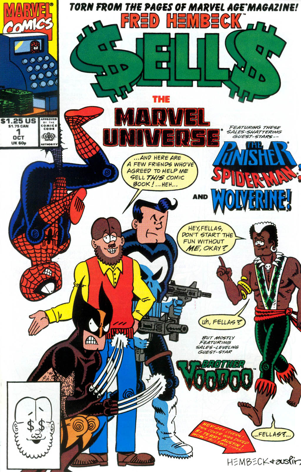 Read online Fred Hembeck Sells the Marvel Universe comic -  Issue # Full - 1
