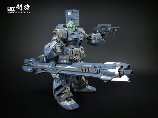 Custom Build: HGUC 1/144 Powered GM [Iron Cavalry Squadron Unit]