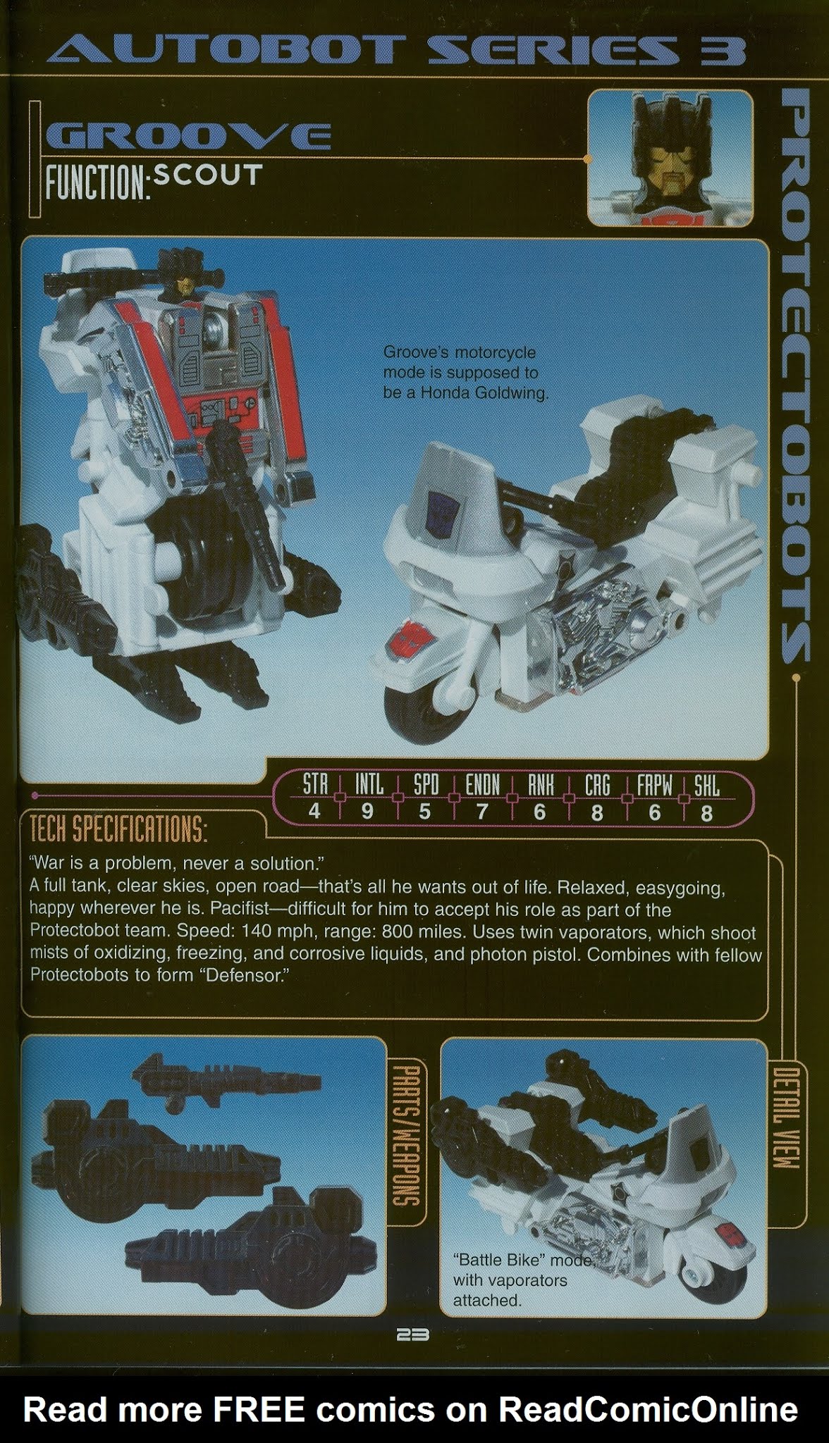 Read online Cybertronian: An Unofficial Transformers Recognition Guide comic -  Issue #2 - 23