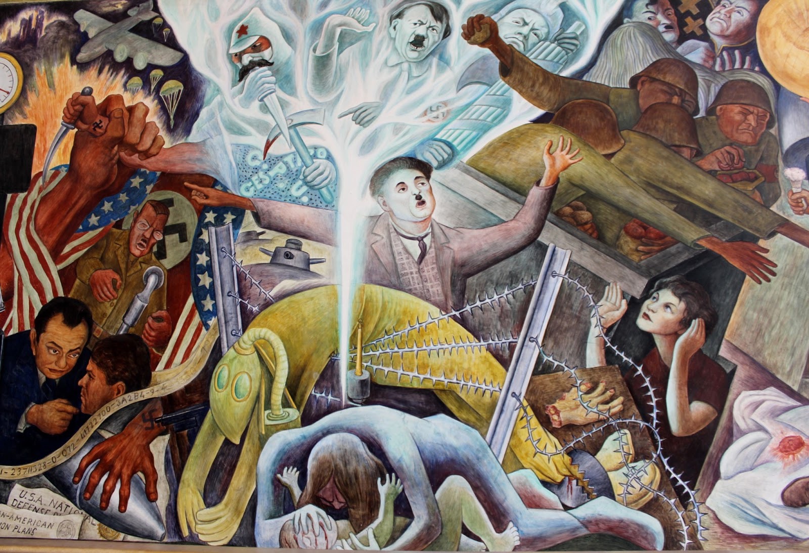 Bay Area Arts: Diego Rivera's "Pan American Unity" mural in San Francisco