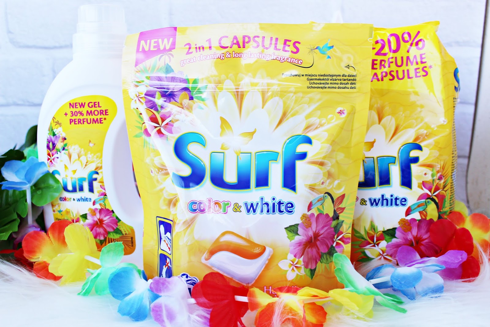 NOWOŚĆ! SURF HAWAIIAN DREAM - pierwszy produkt do prania rzeczy białych i kolorowych
