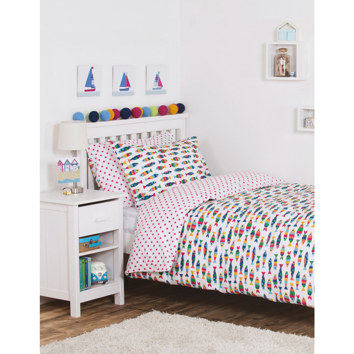 frugi cot bed set