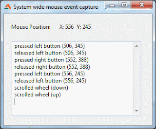 Systemwide mouse event capture in Free Pascal, Lazarus