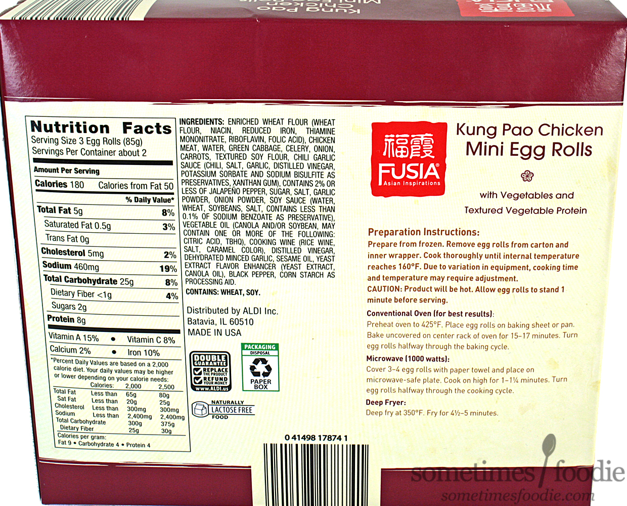 Sometimes Foodie Kung Pao Chicken Mini Egg Rolls Aldi