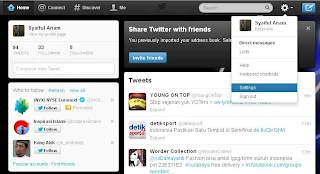 Cara Memasang Widget Twitter pada Blog - setting