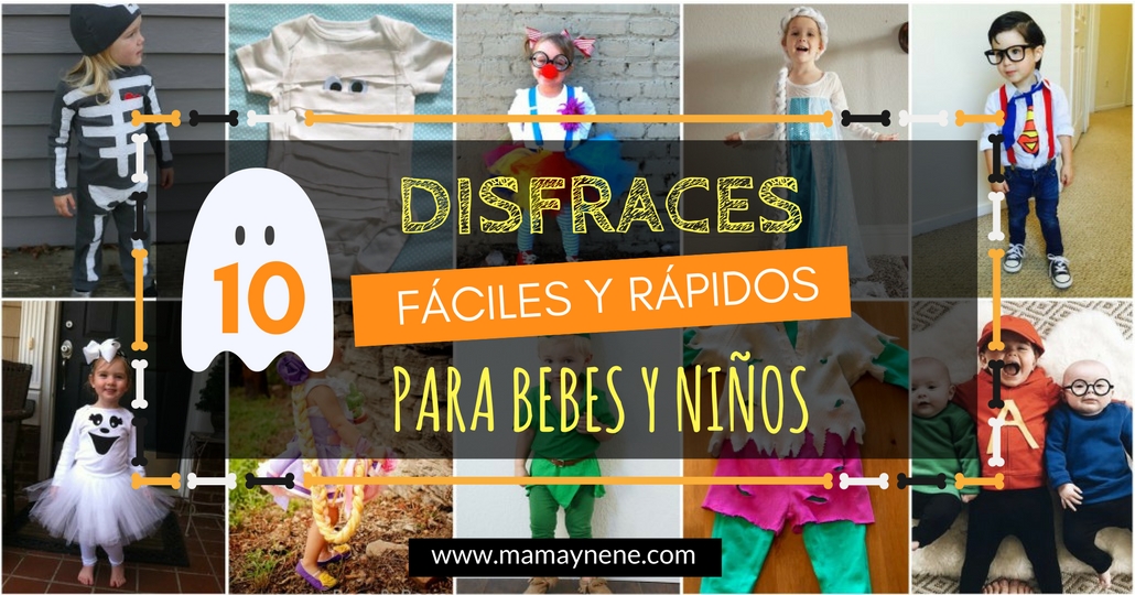 Disfraces rápidos y fáciles para bebés y niños