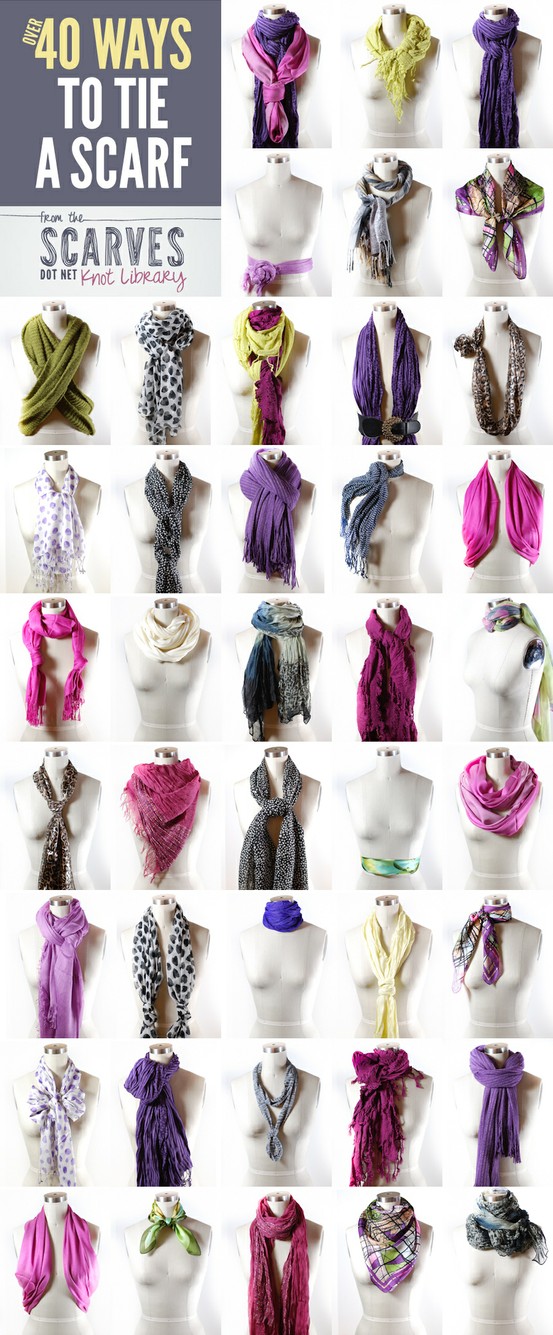 formas de ponerse una bufanda