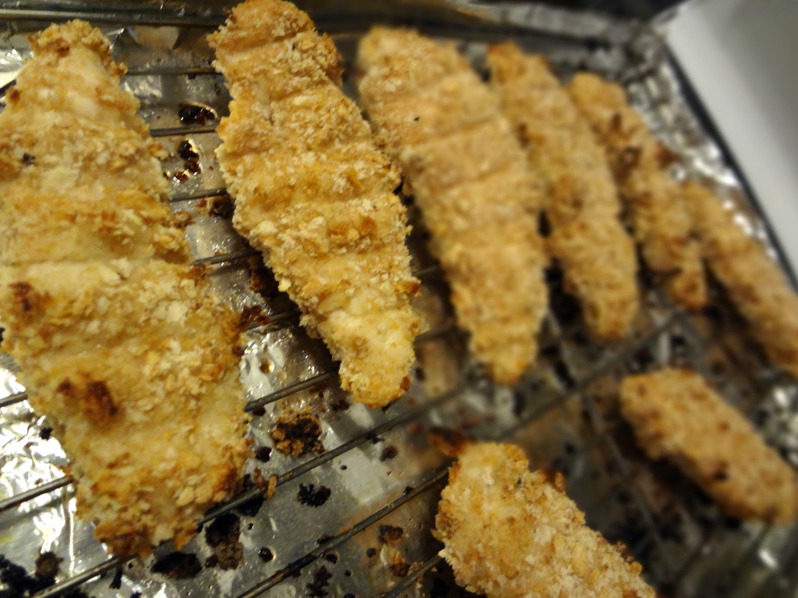 The Cooking Actress: Crunchy Cornflake Chicken Fingers