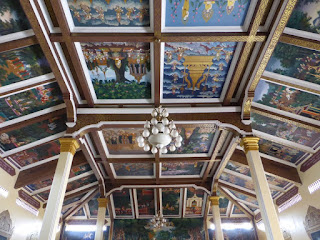 Decoración del techo del templo Decoración del techo del templo