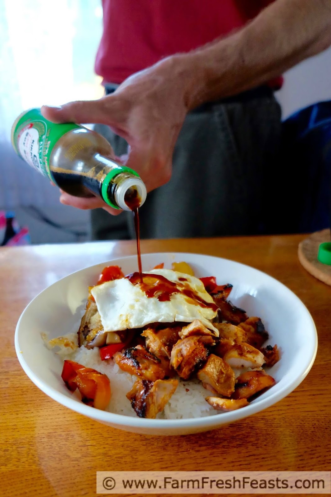 Farm Fresh Feasts Grilled Koreanseasoned Chicken, Eggplant, and