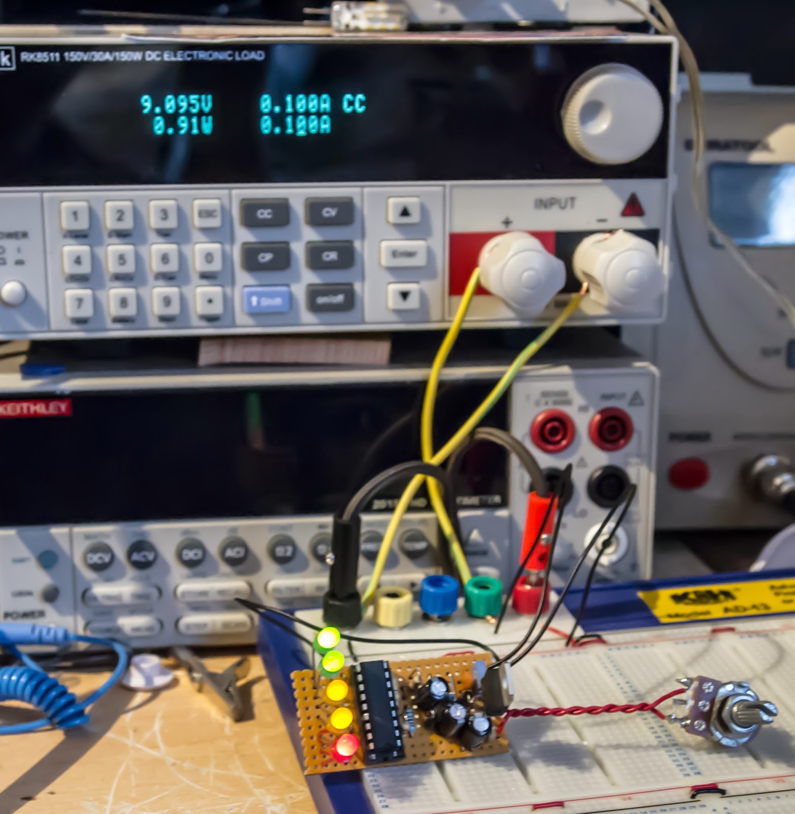 Paul In The Lab Battery Simulator With Voltage Sag And Bar LED