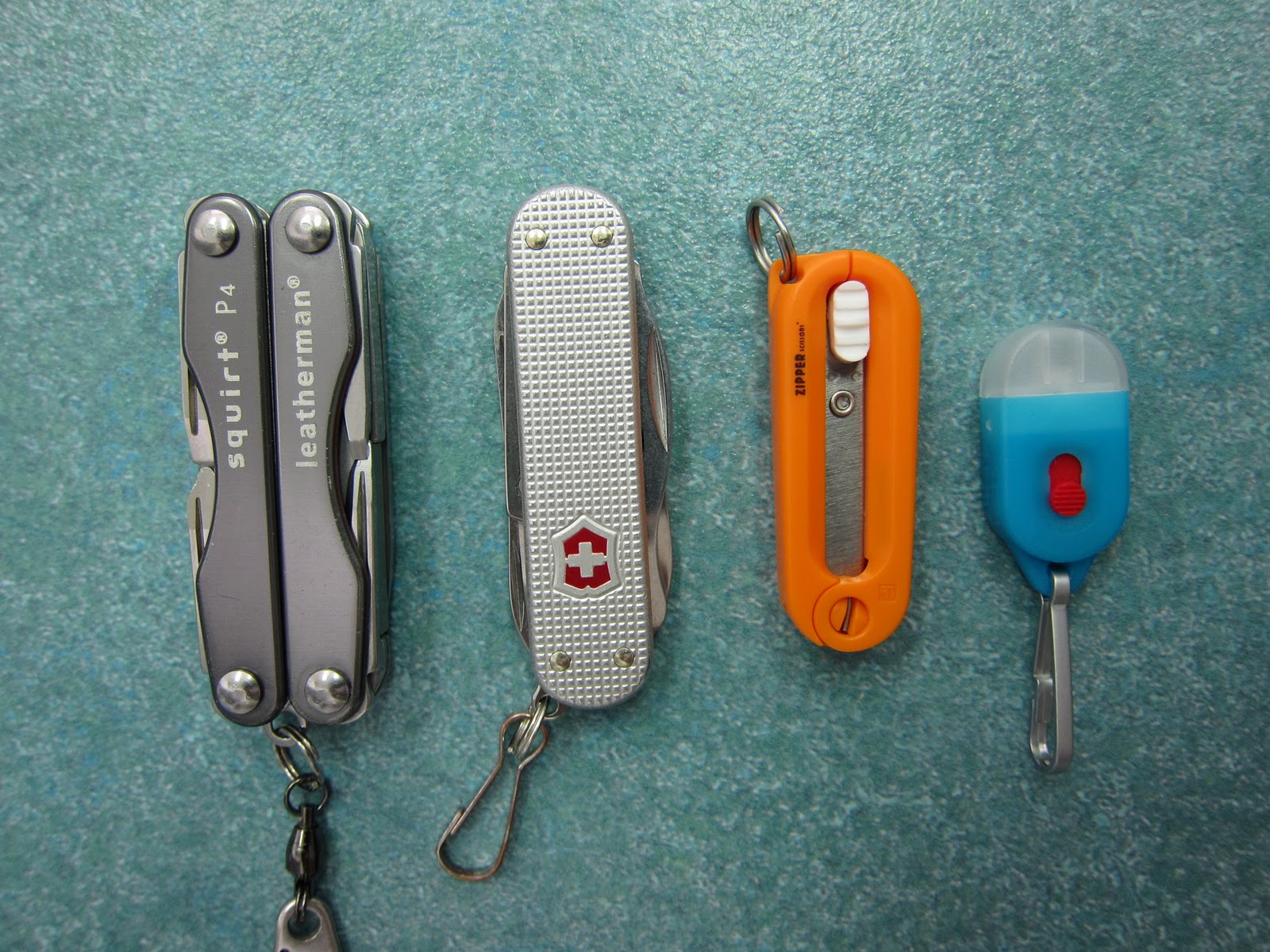 Zipper Scissors Keychain Gadgets and Pocket Tools