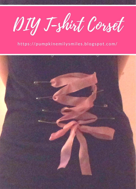 DIY T-shirt Corset