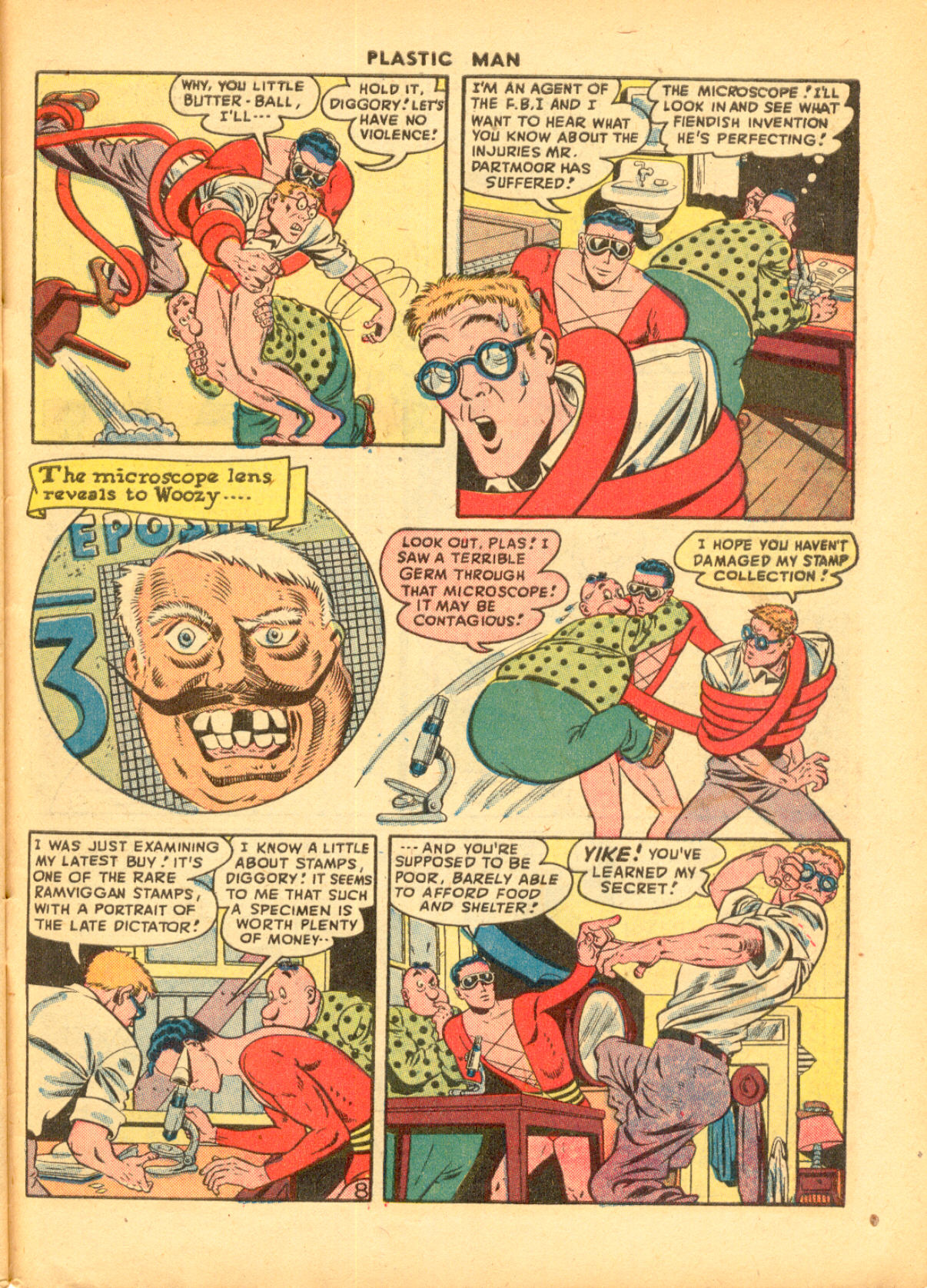 Read online Plastic Man (1943) comic -  Issue #9 - 43
