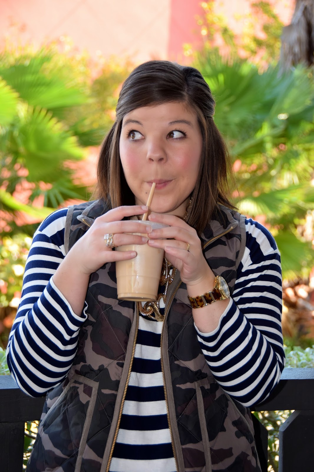 Pattern Mixing: Camo & Stripes
