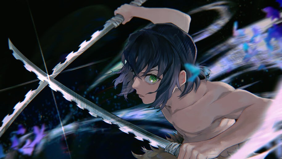 Inosuke Hashibira, Kimetsu no Yaiba, 4K, #5.2537