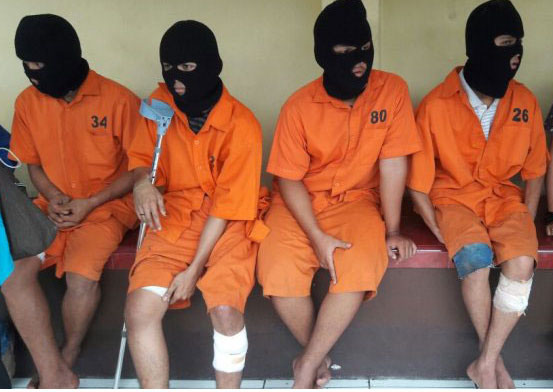 Tersangka pelaku jambret Tersangka pelaku jambret