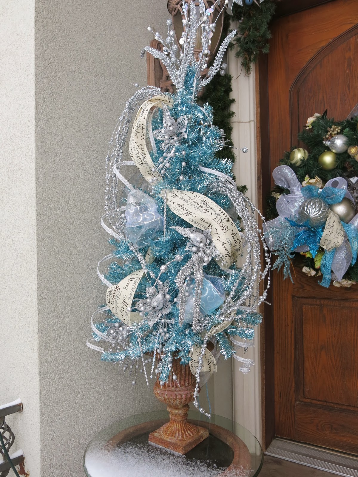 You Urned It! Potted Christmas Trees How To & A Giveaway Purple