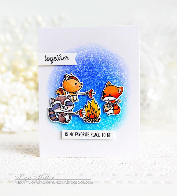 Sunny Studio Stamps: Critter Campout Friendship Cards by Kay Miller