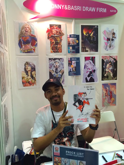 Singapore Toy, Game & Comic Convention STGCC 2015 artist alley iwan nazif