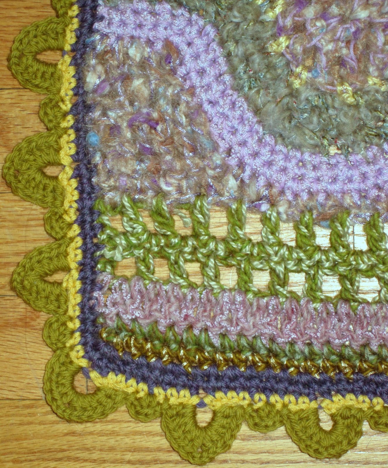 Crafting With Style Freeform Afghan Second Version