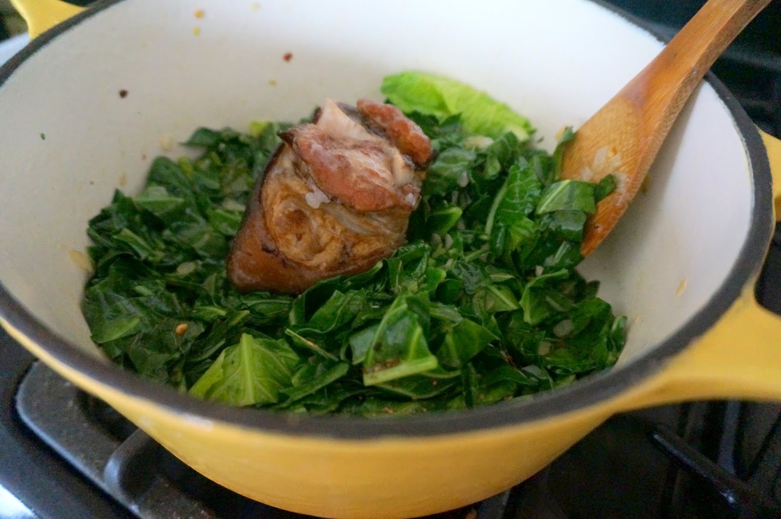 Collard Greens (with Chicken & Waffles)