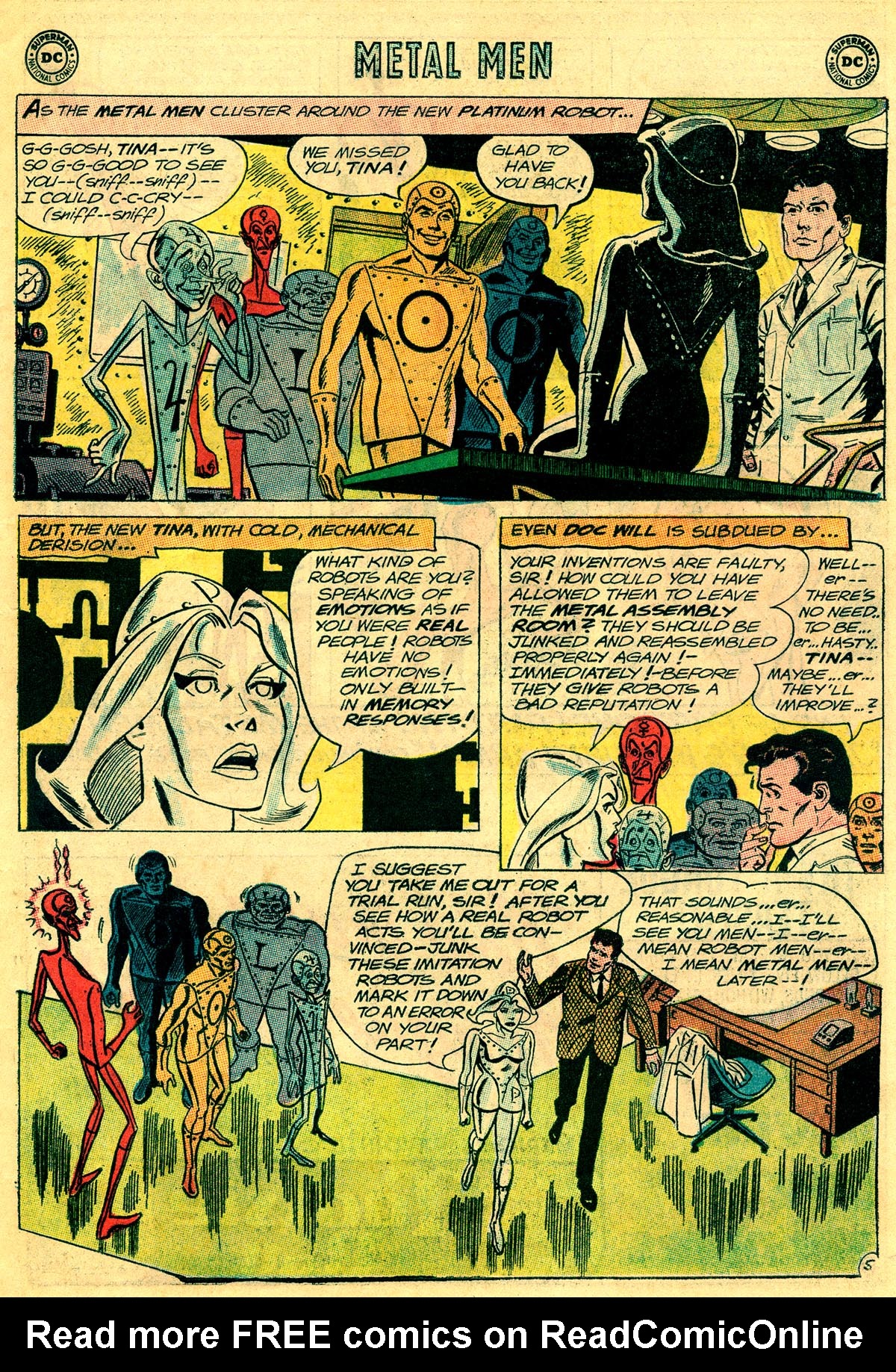 Read online Metal Men (1963) comic -  Issue #3 - 7