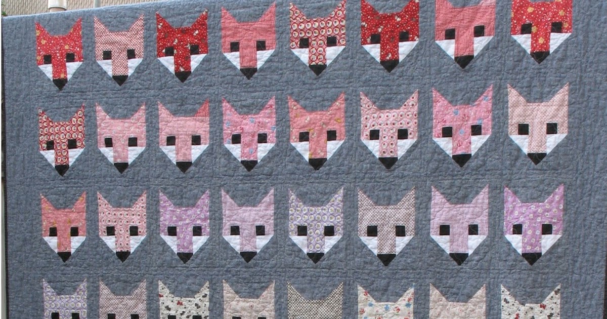 Fancy Fox Quilt Kit by Elizabeth Hartman – Strawberry Quiltcake