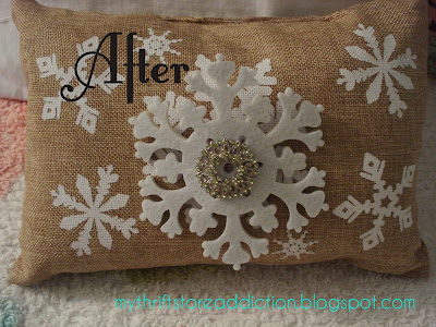 Add bling to bargain pillows