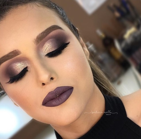 maquiagem de festa batom escuro maquiagem de festa batom escuro