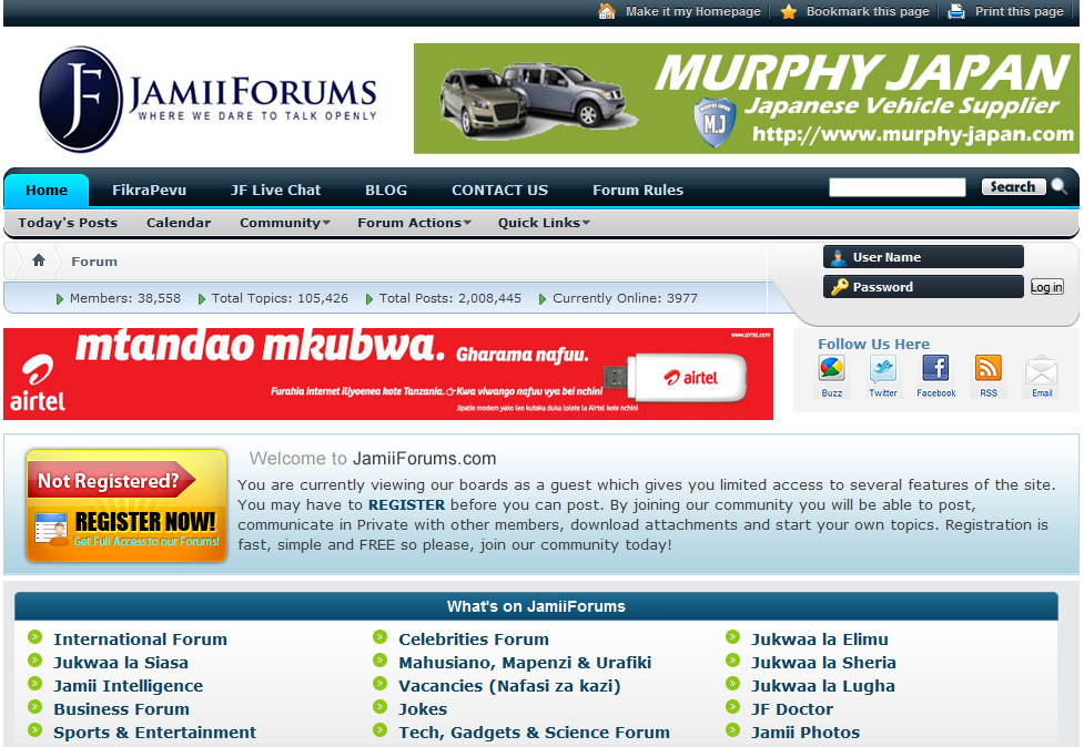 Tanzanian Association Oslo Jamii Forums The Tanzanian Online