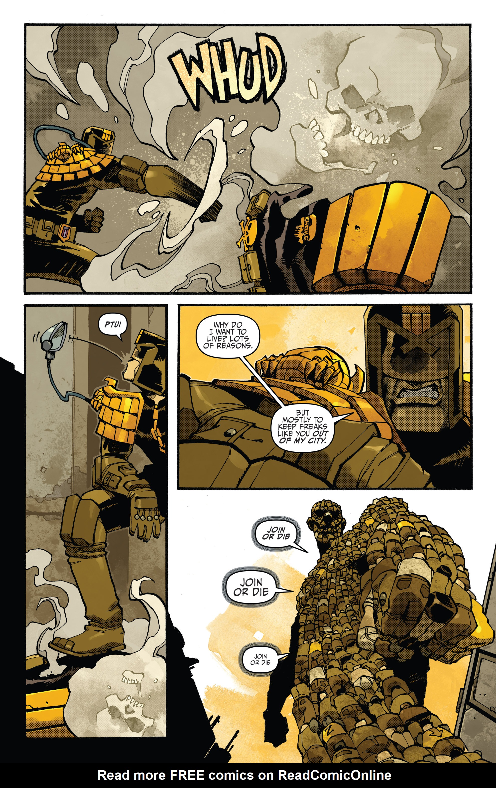 Read online Judge Dredd (2012) comic -  Issue # _TPB 5 - 57