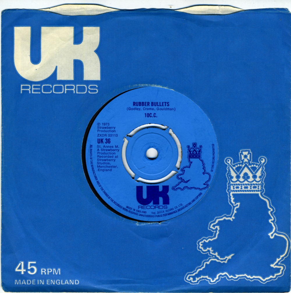 Music on vinyl Rubber bullets 10CC