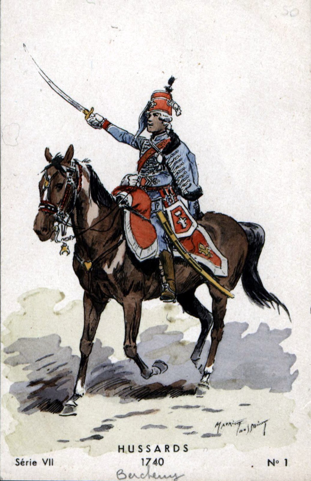 Autrichiens - Set de 3 hussards Skirmish 3 | JJG print 3D