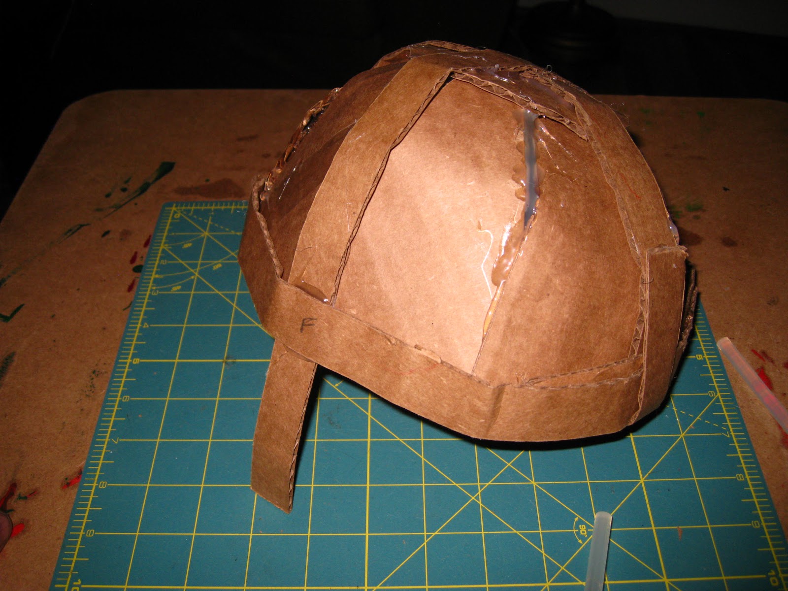 Happily Ever Crafter DIY Building a Medieval Helmet Out