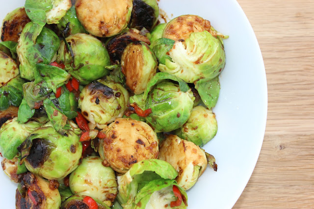 stir fried brussels sprouts