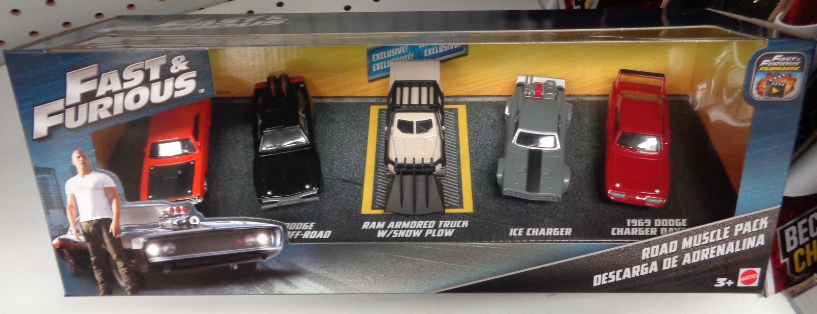 J And J Toys Mattel Fast & Furious 155 Scale Vehicle Five Pack