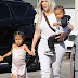 Kim 's son rocks new cornrows for Ice skating date with mom & sister
